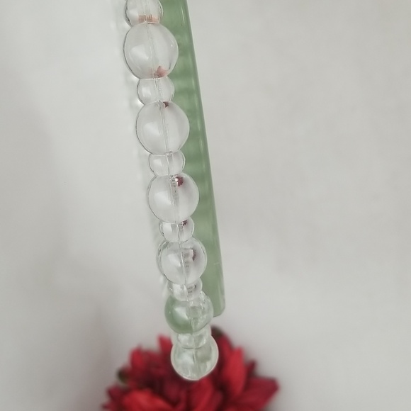 Beaded Edge Glass Vanity Tray - Picture 6 of 11